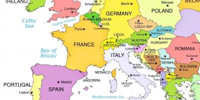 Vatikanen land karta - Vatikanstaten land karta (Södra Europa - Europa)